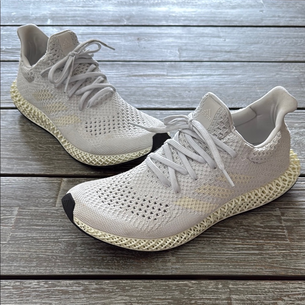 Adidas 4d Future Craft Crystal White (2021). Used, mens size 11.